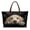 Black - Labrador Retriever, variant on Corgi Dog Print Leather Tote Bag for Women Large Pu Leather Hobo Handbags Zipper Shoulder Work Daily Weekender Travel