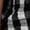 Black & White, variant on Women'S Casual Plaid Frill V Neck Half Button Layered Flutter Sleeve Blouse Black & White S
