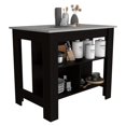 thumbnail image 4 of TUHOME Cala Kitchen Island  Engineered Wood Kitchen Islands in  Multi-color, 4 of 7
