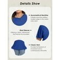 thumbnail image 6 of Gleelist Women's Plus Size Top Asymmetrical Knotted Neck T-Shirt Supersoft Essentials Tee Summer Short Sleeve Fashion Blouses(XL-5XL), 6 of 8