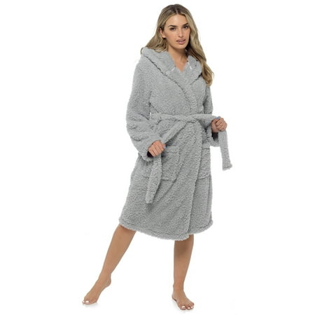 

Undercover Womens Super Soft Fluffy Hooded Robe