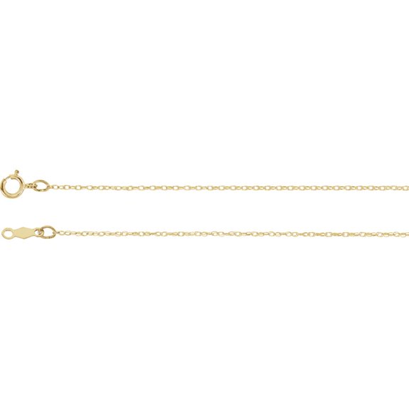 Jewels By Lux 14K Yellow Gold .75mm Rope 24" Chain