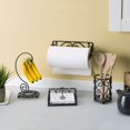 thumbnail image 1 of Home Basics Collection Scroll Support Robuste en Acier pour Banane, Noir, 1 of 3