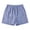 Blue#shorts for women summer, variant on Womens Striped Linen Shorts Casual Straight Wide Leg Elastic Waist Summer Comfy Loose Beach Lounge Shorts with Pockets Gray,XL