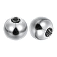 thumbnail image 1 of Uxcell Bouton Boule Écrous, Acier Inoxydable Rond Solide Trou Aveugle Capuchon de Vis Décoratif Poignée de Machinerie Matériel M8x23mm 2, 1 of 7