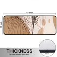 thumbnail image 5 of Kitchen Rugs Sets Of 2,Brown Boho Plant Pattern Anti Fatigue Kitchen Mat Rugs Non Slip Washable,Decorative Kitchen Floor Mats for Kitchen,Sink,Laundry,17"x47"+17"x47", 5 of 5