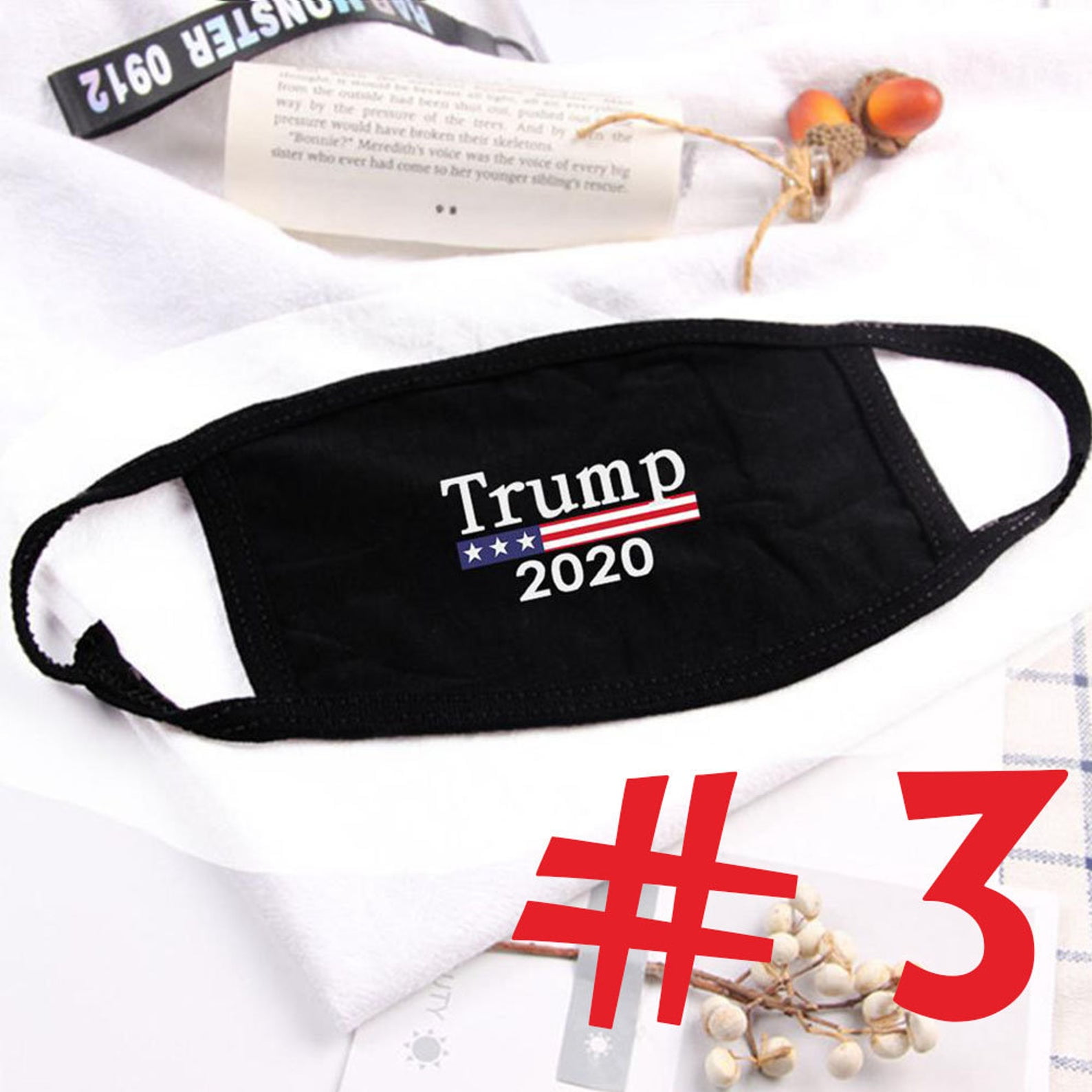 TRUMP 2020 Headband Black