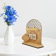 thumbnail image 5 of YOHAVEN Wooden Ramadan Calendar, 30-Day Countdown Decoration for Eid, Reusable Wooden Countdown Calendar for Home or Office, Festive Ramadan Decorations with Interchangeable Numbers, 5 of 9