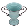 thumbnail image 1 of PTOOTP Macetero De Hierro Estilo Vintage Con Pedestal Rústico Ideal Para Jardín Y, 1 of 6