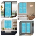 thumbnail image 6 of Turtle Sea Blue Window Privacy Film Lines WaterColor Turtle Mottled Pattern Decorative Glass Window Film UV Blocking Static Cling Non-Adhesive Sticker Covering for Home Door 23.6 x 59 inches, 6 of 8