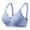 Blue, variant on Padded Bras for Women No Underwire Fashion Plus Size Bra Comfortable Breathable Underwear V-Neck Back-Smoothing Bra Feature Hook and Eye Closure Training Bra Style Y-438 , Red XXL