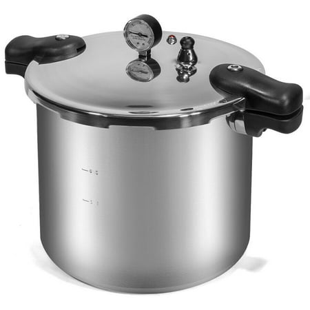 

22-Quart Pressure Cooker Canner Dial Gauge Canning with Easy Lock Lid Stovetop
