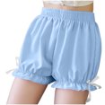 thumbnail image 6 of WMTBSRSW Girl Summer Shorts Ruffled Pumpkin Bloomers Shorts for Kids High Waisted Workout Athletic Shorts Casual Underdress Bottom Shorts 4-16 Years, 6 of 6