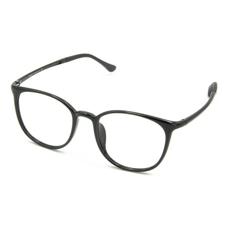 Cyxus Teens ULTEM Blue Light Blocking Computer Glasses for Reduce Eyestrain Protect Eyesight UV400, Ultralight Black Frame, Unisex(Boys/Girls)