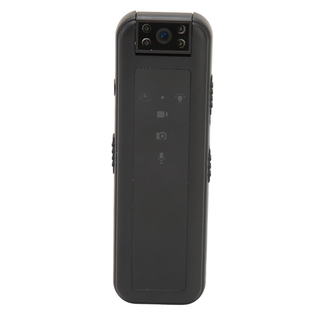 Mini Video Recorder, Long Battery Life Body Camera Multifunction Infrared Night Vision HD 1080P One Click Start for Office for Outdoor Sports