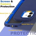 thumbnail image 2 of iPhone 17 Case Cover 3 Layer Rugged / Heavy Duty / Shockproof 6.1" Navy, 2 of 6