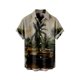 thumbnail image 1 of Camisas De Compresion Camisa de manga corta con estampado digital 3d de ocio de tendencia de moda de playa de turismo de vacaciones de verano para hombres (Dark Gray, L), 1 of 2