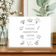 thumbnail image 2 of Sign Display Board Label Showing Stand Price Holder Tag Rack Display Board for Restaurant, 2 of 9