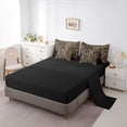 thumbnail image 5 of Feelyou Farmhouse Branches Twin Bedding Sets 7pcs, Jungle Leaf Plant Bedding Comforter Set, 5 of 8