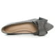 thumbnail image 5 of Zapatos planos TN TANGNEST a la moda para mujer con lazo gris, talla 39 (7.5), 5 of 7