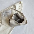 thumbnail image 3 of Bolso de mano para mujer, bolso de mano que combina con todo, bolsos cruzados, bolso informal Hobo (blanco), 3 of 9