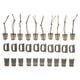 thumbnail image 3 of Juego de correas con clip para mochila, 30 piezas, para mochila, chaleco, cinturón, correas elásticas, funcionalidad inteligente, 3 of 12