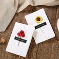 thumbnail image 1 of OUNONA 1Pcs Greeting Card with Dried Flowers Handmade Design for Valentine's Day Decorations, 1 of 8