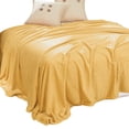 thumbnail image 1 of Cobertor Ultrasuave Liso Colchas Concord Mostaza King Size CLTK298, 1 of 2
