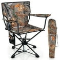 thumbnail image 1 of Goplus 360° Swivel Hunting Chair with Mesh Cup Holder & Storage Pockets Cozy Backrest Camo, 1 of 10