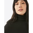 thumbnail image 5 of Free Assembly Women's Fine Ribbed Turtleneck with Long Sleeves, Lightweight, Sizes XS-XXXL, 5 of 8