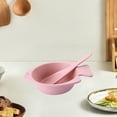 thumbnail image 4 of Oefntac Bowl Straw Fish Bowl Two Piece Children's Baby Bowl Tableware Fish Bowl Small Fish Spoon Set, 4 of 6