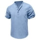 thumbnail image 3 of pstuiky camisetas para hombre, Camisa/Top de manga corta con cuello para hombre, color liso, holgada, informal, de manga corta ropa de hombre xxxl, 3 of 8
