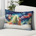 thumbnail image 2 of Merry Christmas and Happy New Year Santa Rhodesian Ridgeback Holiday Xmas Winter 2025 Pillowcase Double Sided Ridgebacks Dog Lover Gifts Pillow Case Covers - 00024, 2 of 3