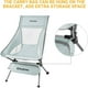 thumbnail image 2 of Silla de Camping Plegable KingCamp Gris Respaldo Alto Apoyo 330lbs, 2 of 5