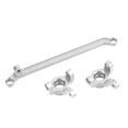 thumbnail image 1 of RC Car Steering Rod, Stable Performance RC Car Steering Cup Reduce Vibration High Accuracy  For 1/16 RC Car Silver, 1 of 8