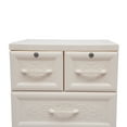 thumbnail image 6 of Dwellnix 5-Drawer Tall Storage Cabinet in White, Lockable with Key, Multi-Purpose Vertical Organizer for Living Room, Bedroom, Hallway, and Office Spaces, 6 of 11