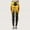 Orange, variant on Womens Yoga Leggings Fashion Sunflower Print Tights Control Sport High Waisted Soft Stretchy Pants