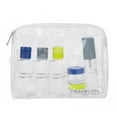 thumbnail image 2 of Travelon 6 Piece Carry On TSA Travel Bottles Set Plastic Empty Jar Storage Container Bag, 2 of 4