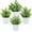 4-green, variant on 4 Packs Fake Plants Mini Artificial Greenery Potted Plants for Home Decor Indoor Office Table Room Farmhouse