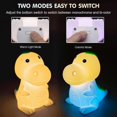 thumbnail image 4 of Soft Silicone Dino Lamp for Kids Room - Baby Toddler Night Light, 4 of 5