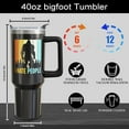 thumbnail image 2 of 40oz Tumbler with Handle - Bigfoot Design, Insulated Cup for Men, Dad - Gifts for Father''s Day, Birthday, Christmas, 2 of 6