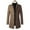 03Coffee, variant on guisaled Mens Trench Coat Wool Slim Fit Notched Collar Solid Thicken Long Jacket Overcoat Single Breasted Casual Pea Coats