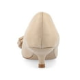 thumbnail image 4 of Journee Womens Orana Pointed Toe Kitten Heel Pumps, Widths Available, 4 of 10