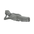thumbnail image 1 of Estatua de Buda Sunnimix Tallada a mano gris para Decoración de interiores y exteriores, 1 of 8