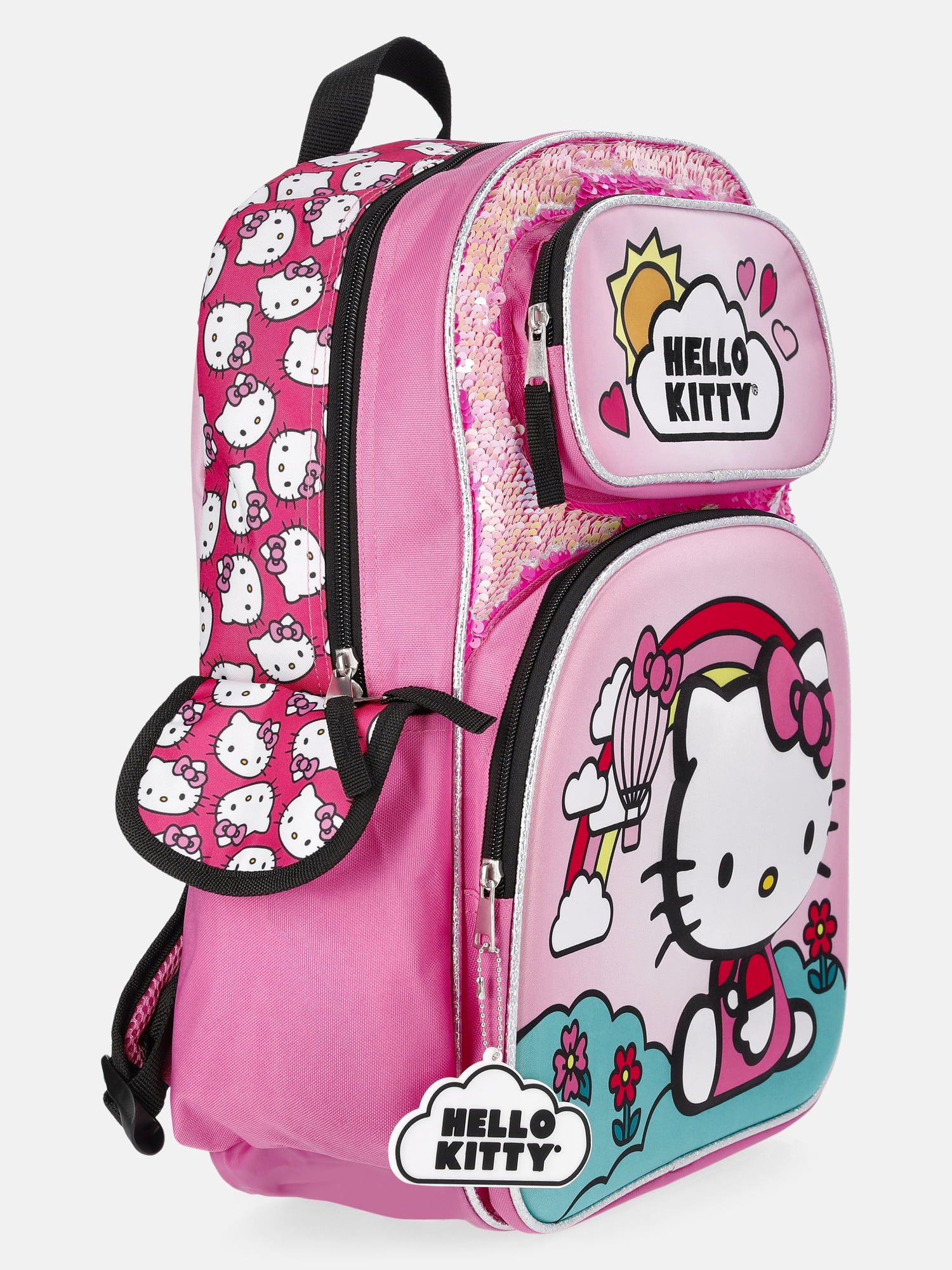 dallas cowboys hello kitty backpack specialty pink PUMA x AND FRIENDS Little Kids' Extra Small Backpack, This pink corduroy backpack has Hello Kittys face up top with heart details The Children's Place Girls Hello