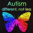 thumbnail image 3 of CafePress - Autism Butterfly, Different, Not Less T Shirt - Women's Traditional Fit Dark T-Shirt, 3 of 4