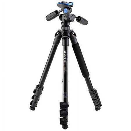 UPC: 6931747310166 | Adventure 4-Section Aluminum Tripod with HD1A 3-Way Pan/Tilt Head