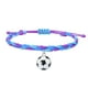 thumbnail image 1 of Pulseras de Fútbol Charm Favors Fútbol Negro Rojo Blanco Marrón Pulseras de Fútbol Cuentas Ajustable Inspirational for Teens Adults Sport Birthday Football Favors For, 1 of 2