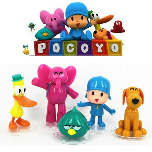 7 Pcs/set Pocoyo Toys Mini Pocoyo Figures Toys, Colletible Model Doll Table  Ornaments Decoration Toy Kids Gifts