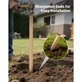 thumbnail image 2 of VEVOR Wooden Garden Stakes, 25 Pcs 48x0.75x0.75 in Survey Grading Stakes, Garden Ground Stake with Sharp Point, Fir Wood Plant Support Stake, Sign Posts for Silt Fence Backyard Boundaries Baselines, 2 of 9